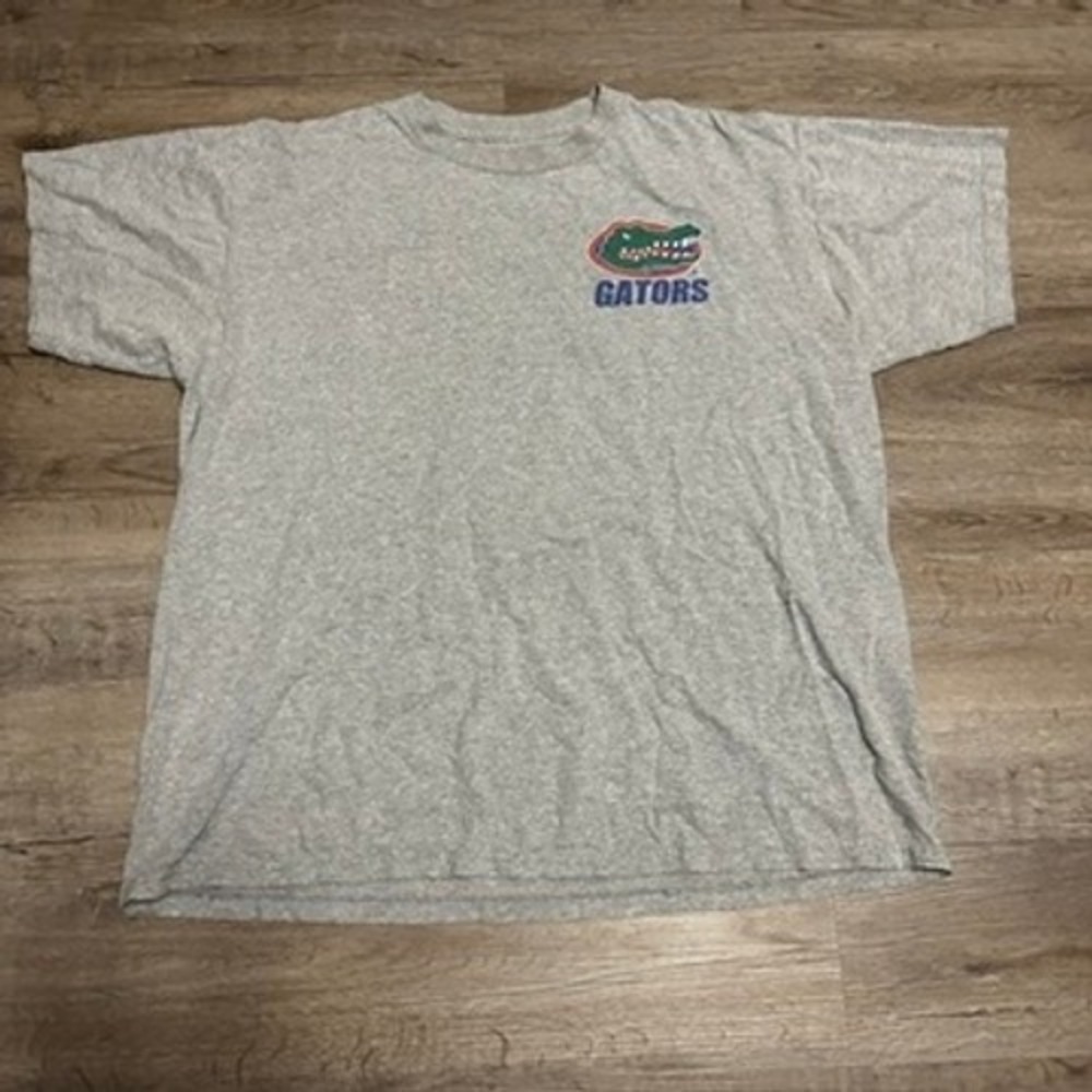 Florida Gators Graphic T-Shirt Mens Large Gray NCAA Football Winners and Losers